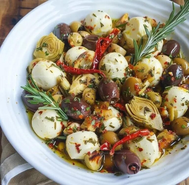Marinated Mozzarella Balls, Artichokes, And Olives Recipe