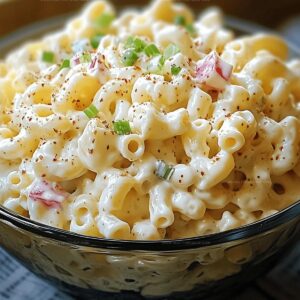 Sweet Amish Macaroni Salad Recipe