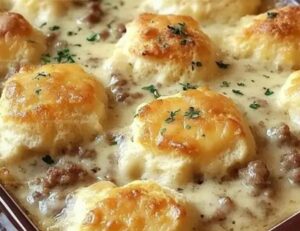 Biscuits And Gravy Breakfast Casserole Recipe