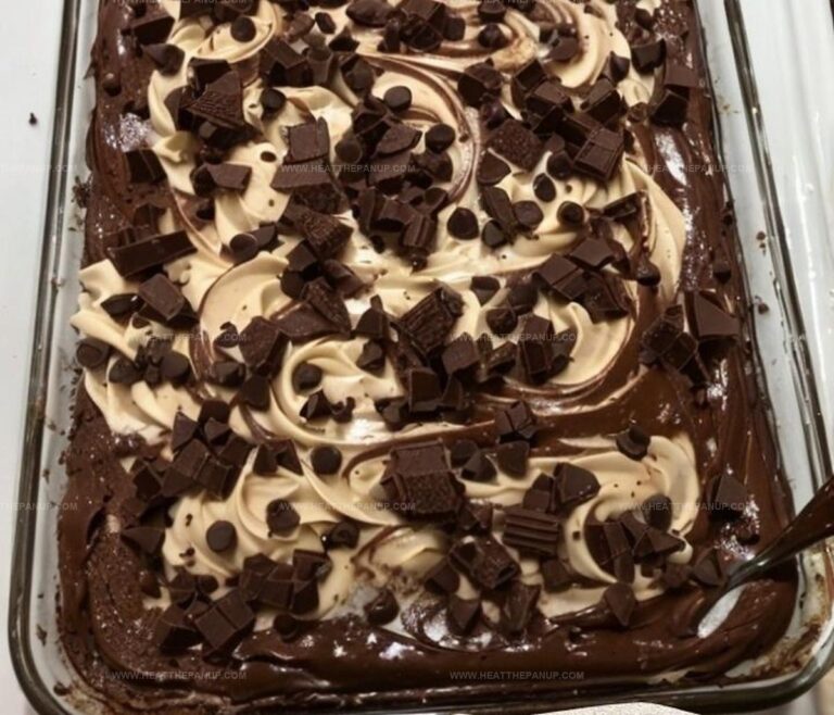 Chocolate Peanut Butter Volcano Cake Recipe