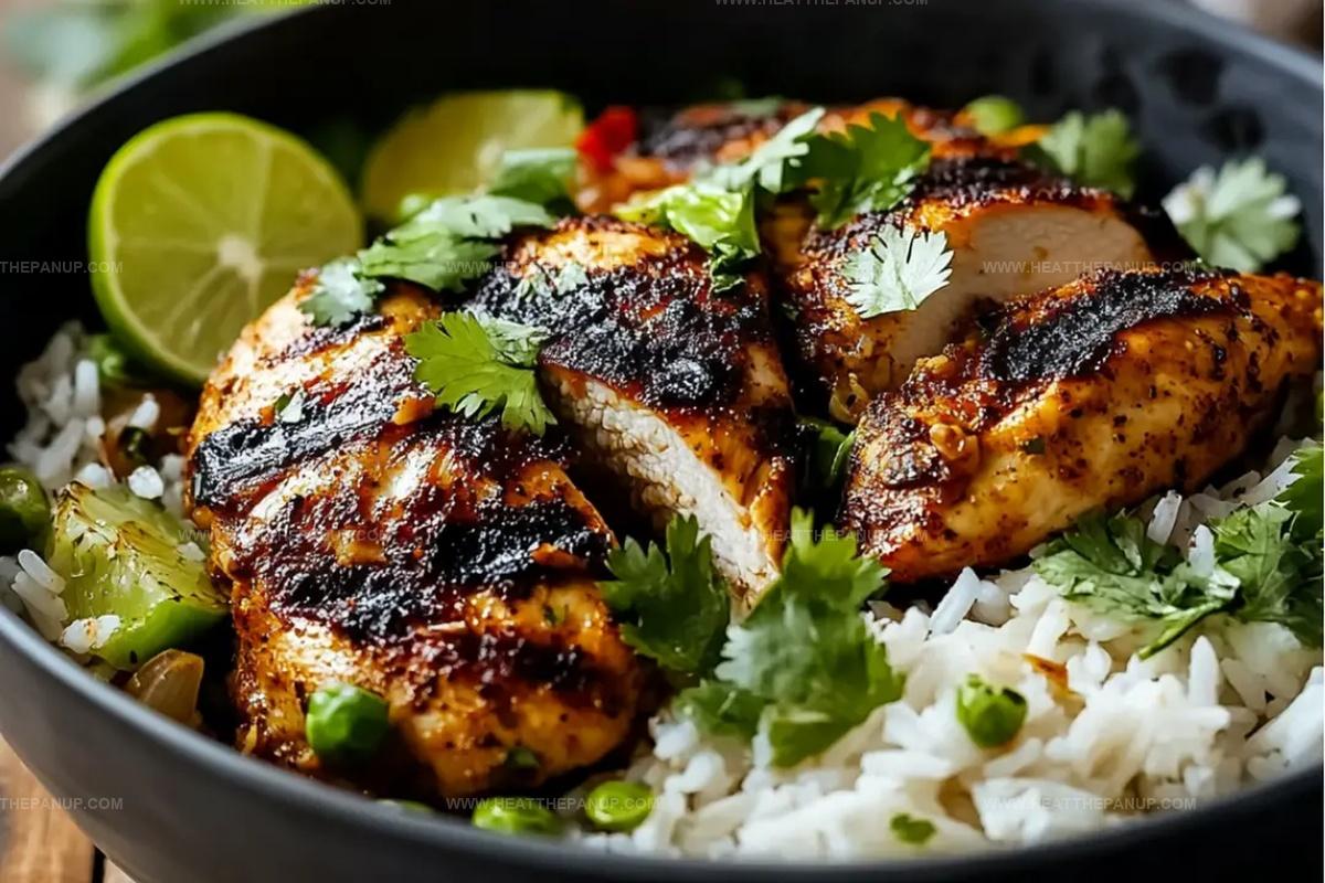 Cajun Chicken With Coriander And Lime Rice Recipe