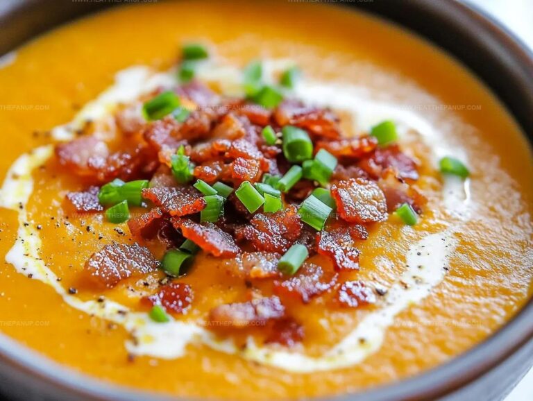 Roasted Butternut Squash And Turkey Bacon Soup Recipe