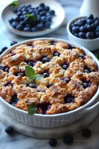 Bursting Blueberry Crumb Cake Recipe