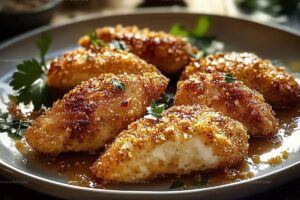 Garlic Parmesan Crusted Chicken Recipe