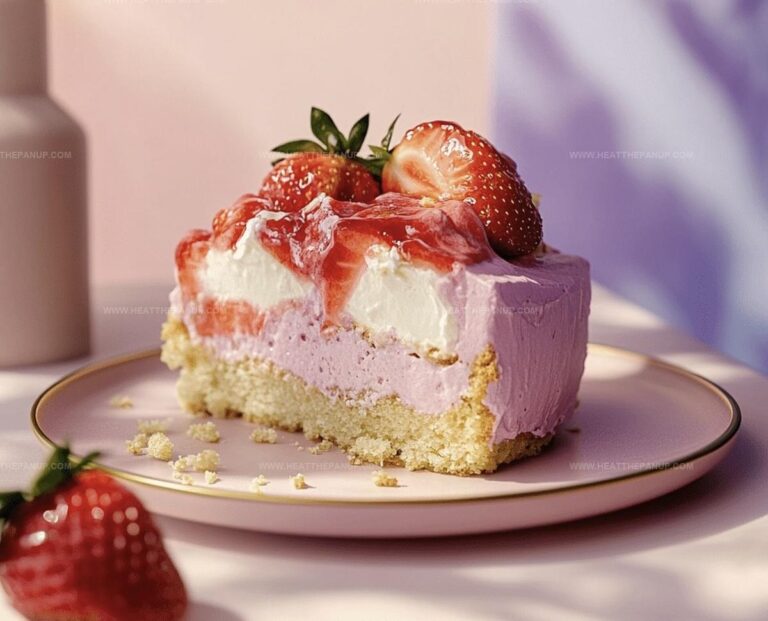 Jammy Strawberry Cheesecake Dump Cake Recipe
