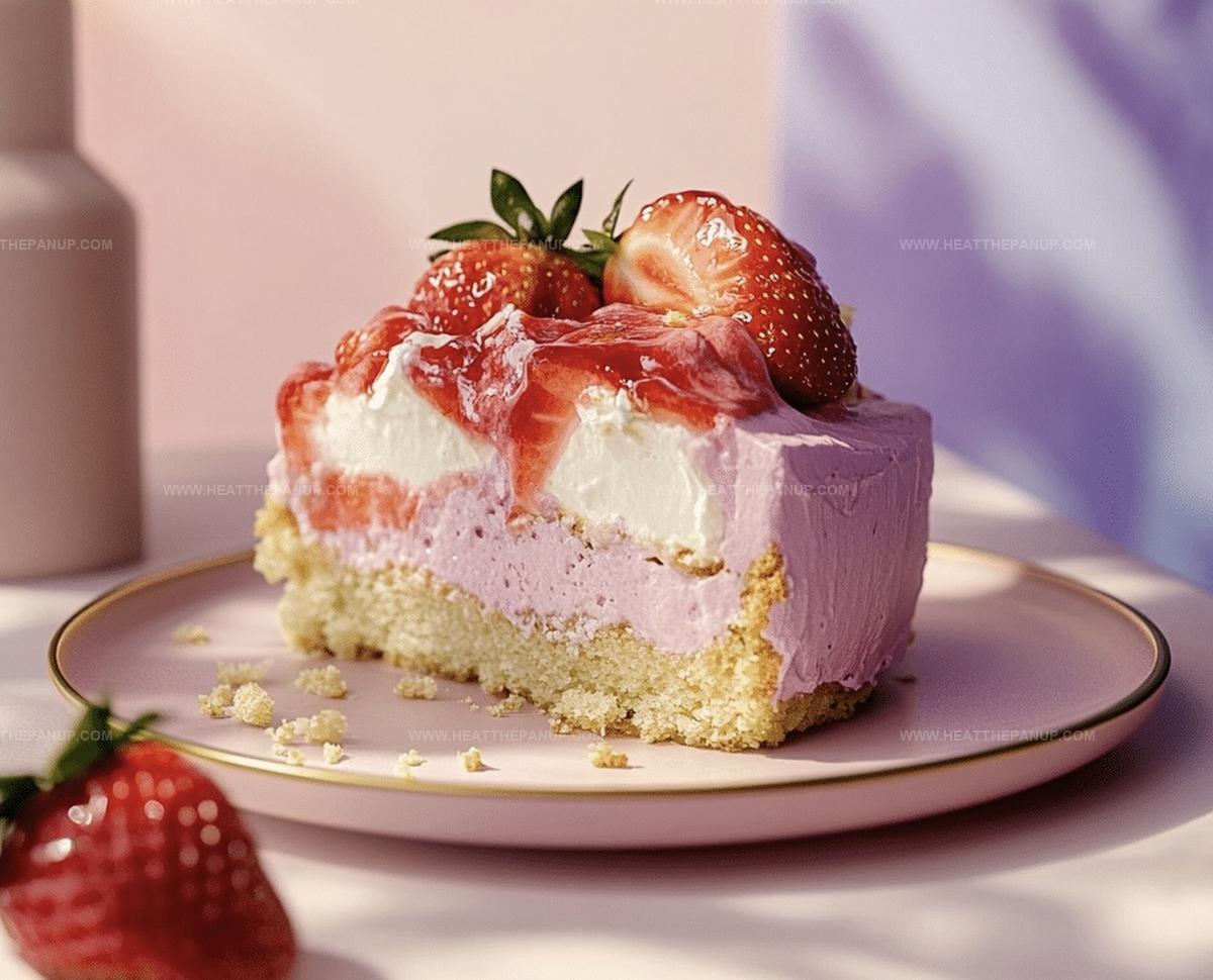 Jammy Strawberry Cheesecake Dump Cake Recipe