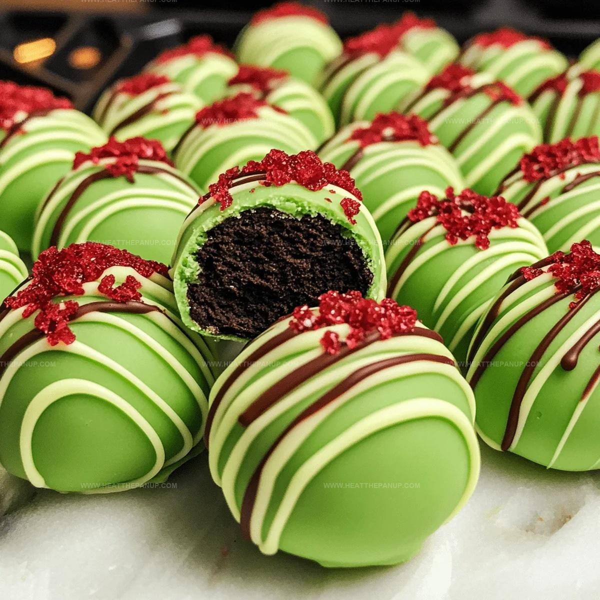 Jolly Grinch Oreo Balls Recipe
