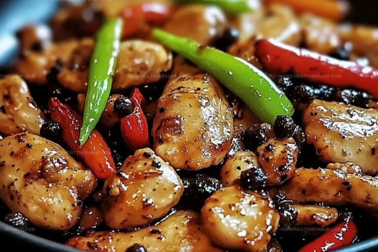 Fiery Black Pepper Chicken Recipe