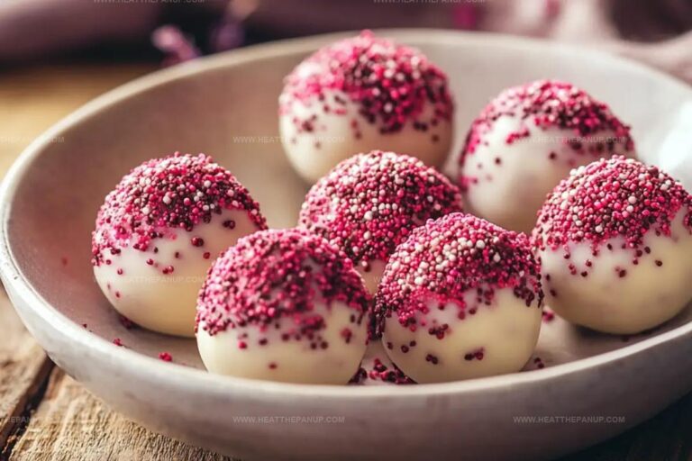 Valentines Rose Cheesecake Truffles Recipe