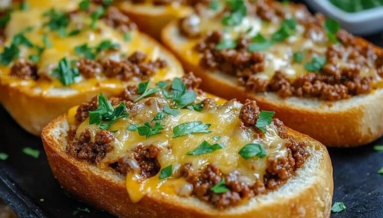 Italian Garlic Bread Sloppy Joes Recipe