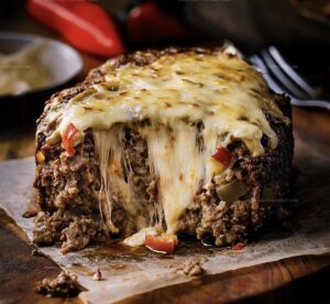 Streetwise Philly Cheesesteak Meatloaf Recipe