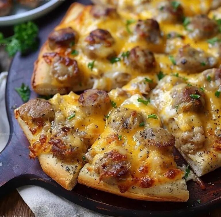 Sausage Gravy Breakfast Pizza Recipe