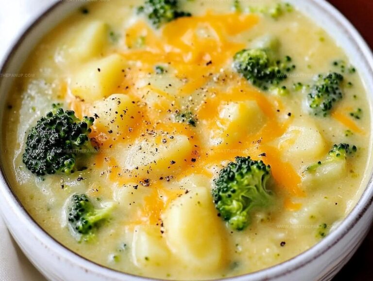 Broccoli Potato Cheese Soup Recipe