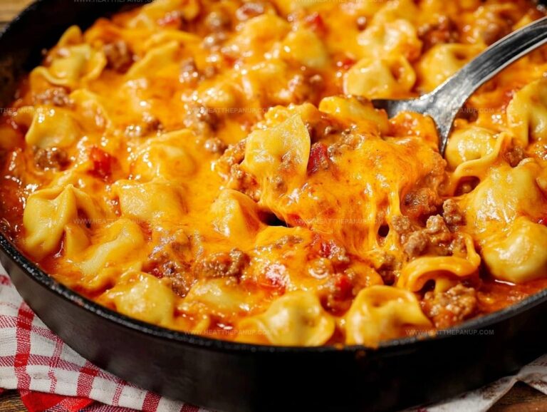 Cheeseburger Tortellini Skillet Recipe