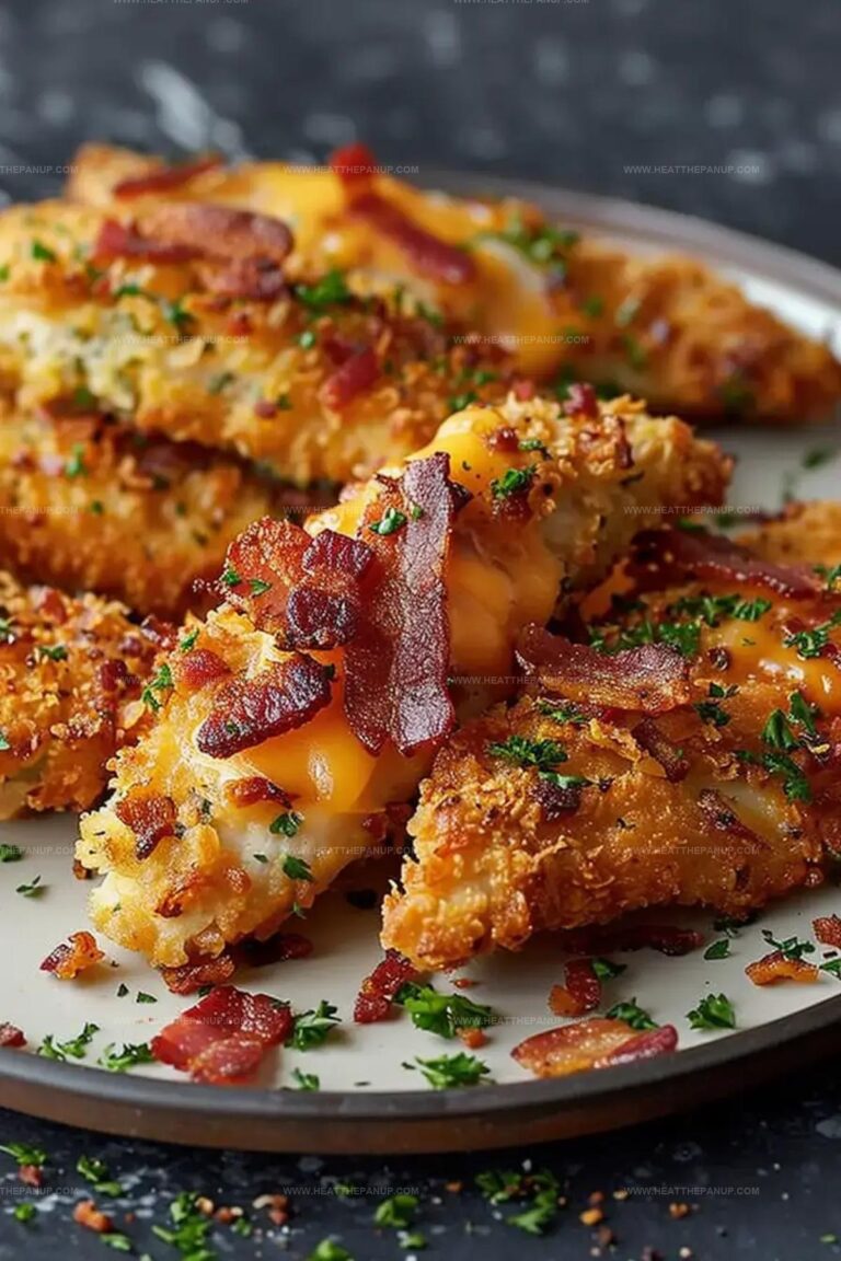 Crispy Cheddar Bacon Chicken Tenders Recipe