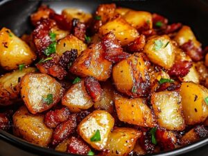 Honey Turkey Bacon Roasted Potatoes Recipe