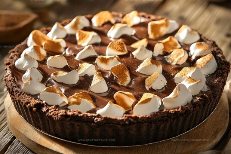 Valentines Smores Brownie Pie Recipe