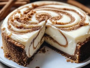 Cinnamon Roll Cheesecake With Cream Cheese Icing Recipe