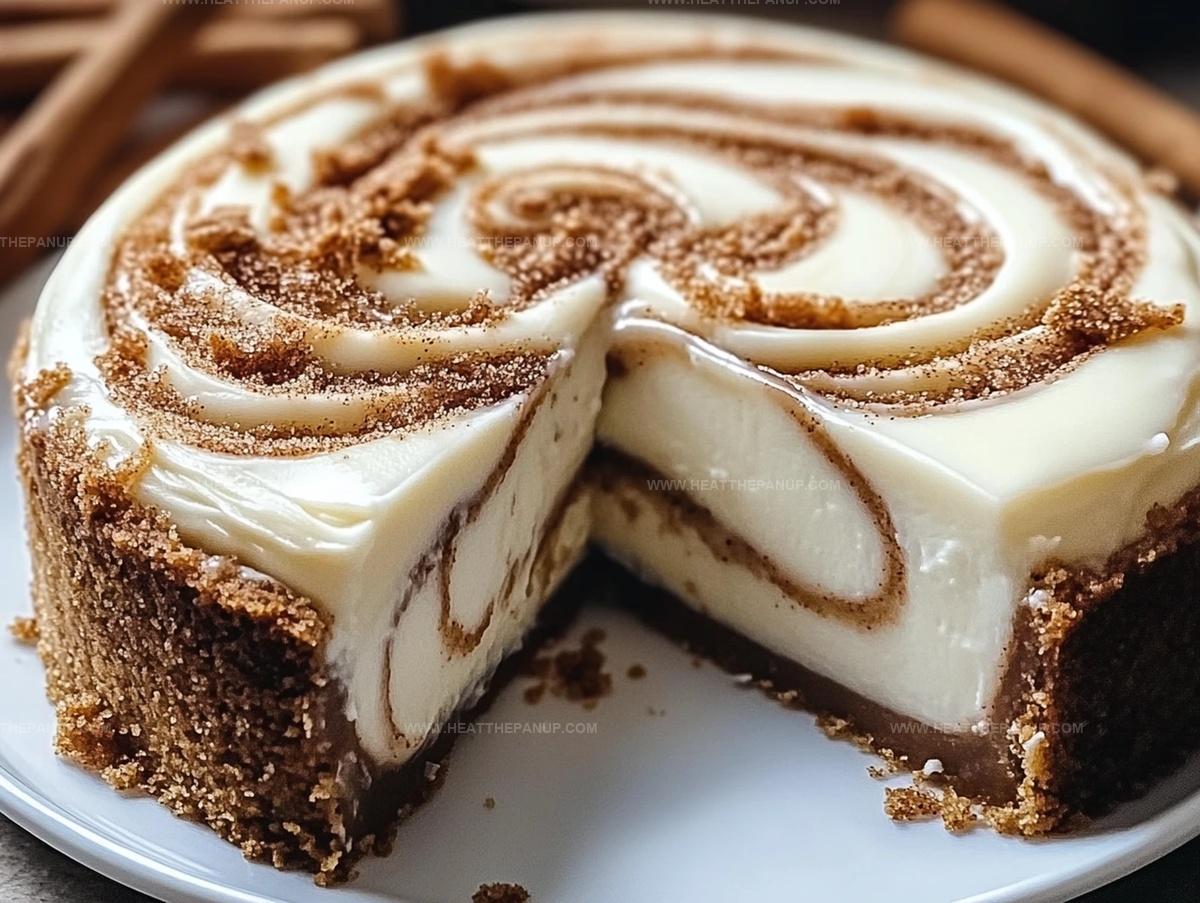 Cinnamon Roll Cheesecake With Cream Cheese Icing Recipe