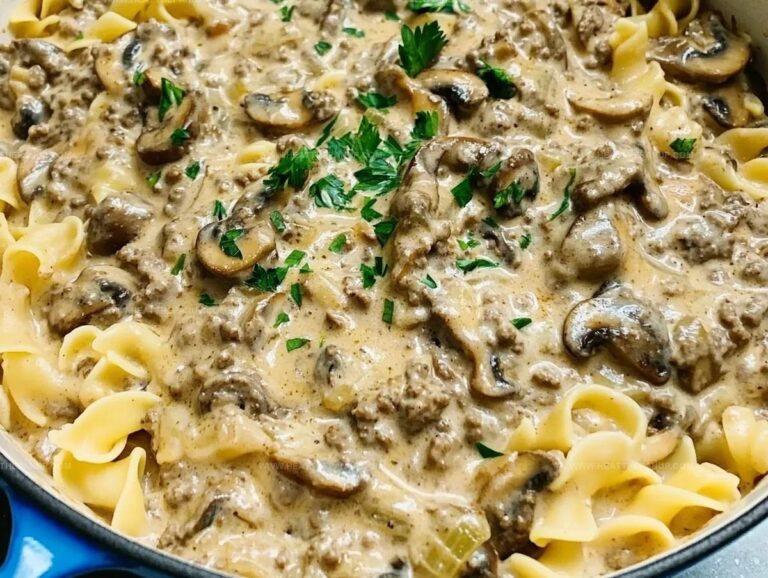 Easy Ground Beef Stroganoff Recipe