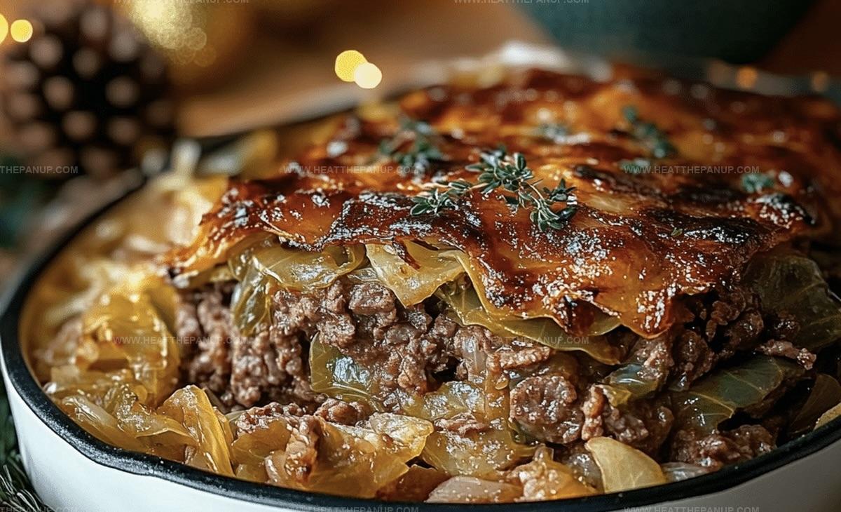 Substantial Cabbage Beef Bake Recipe