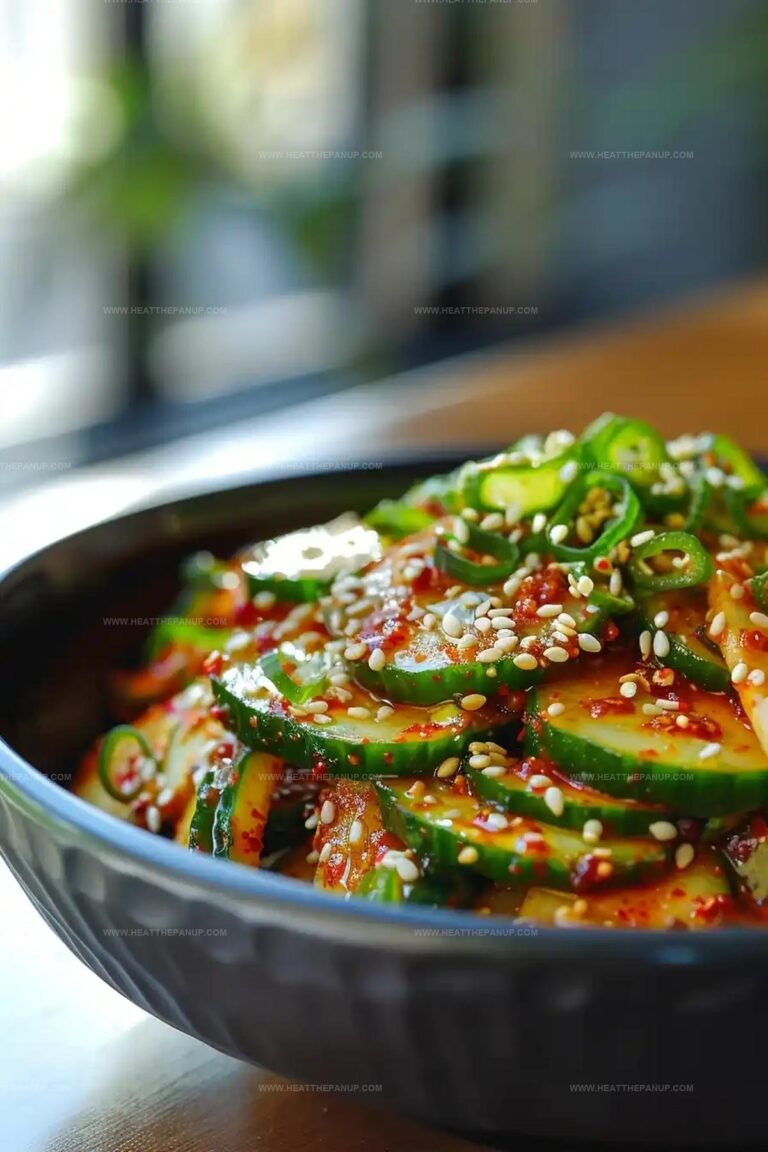Spicy Korean Cucumber Salad Recipe