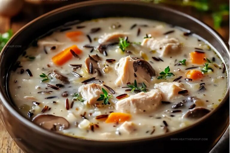 Creamy Mushroom Chicken And Wild Rice Soup Recipe