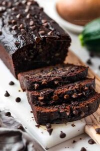 Double Dark Chocolate Zucchini Bread Recipe