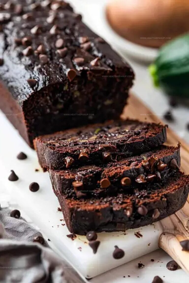 Double Dark Chocolate Zucchini Bread Recipe