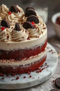 Red Velvet Oreo Cake Recipe