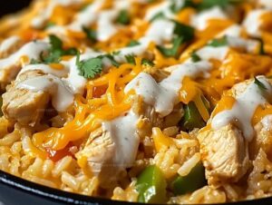Creamy Cheesy Chicken And Rice Recipe