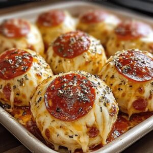 Cheesy Pepperoni Pizza Bombs Recipe