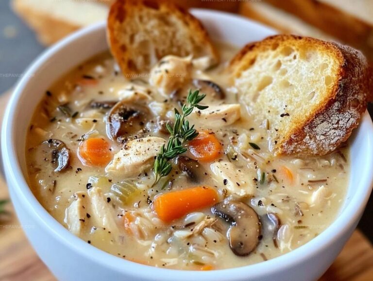 Chicken Mushroom Wild Rice Soup Recipe