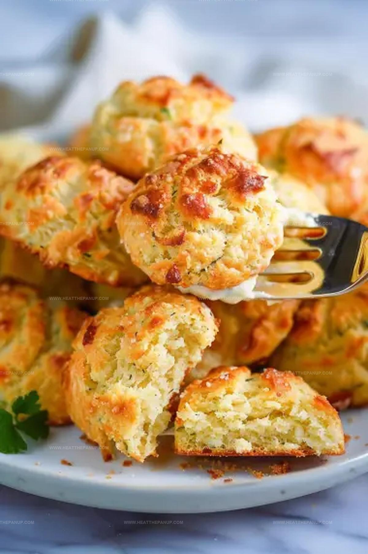 Cheesy Zucchini Drop Biscuits Recipe