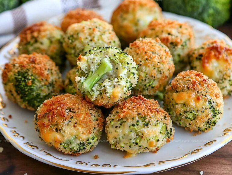 Baked Broccoli Cheese Balls Recipe