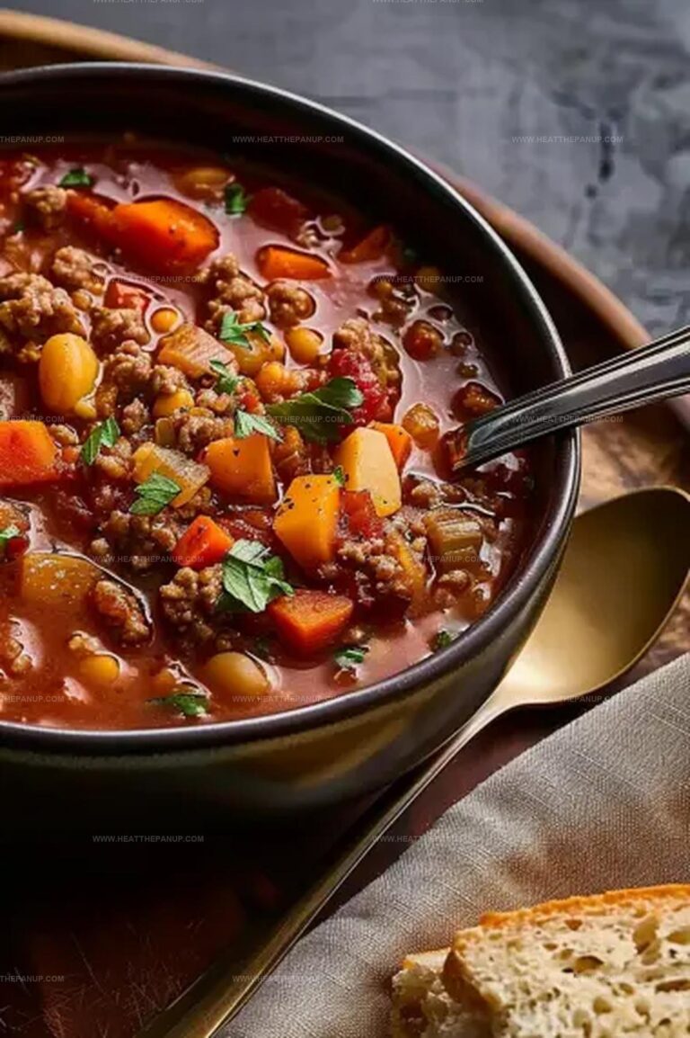 Hearty Hamburger Soup Recipe