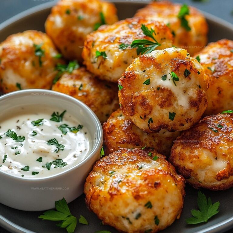 Cheesy Chicken Fritters Recipe