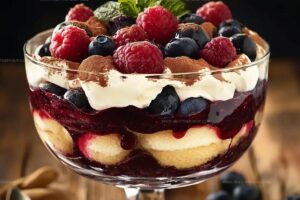 Berry Tiramisu Trifle Recipe