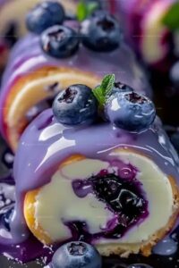 Blueberry Cheesecake Rolls Recipe