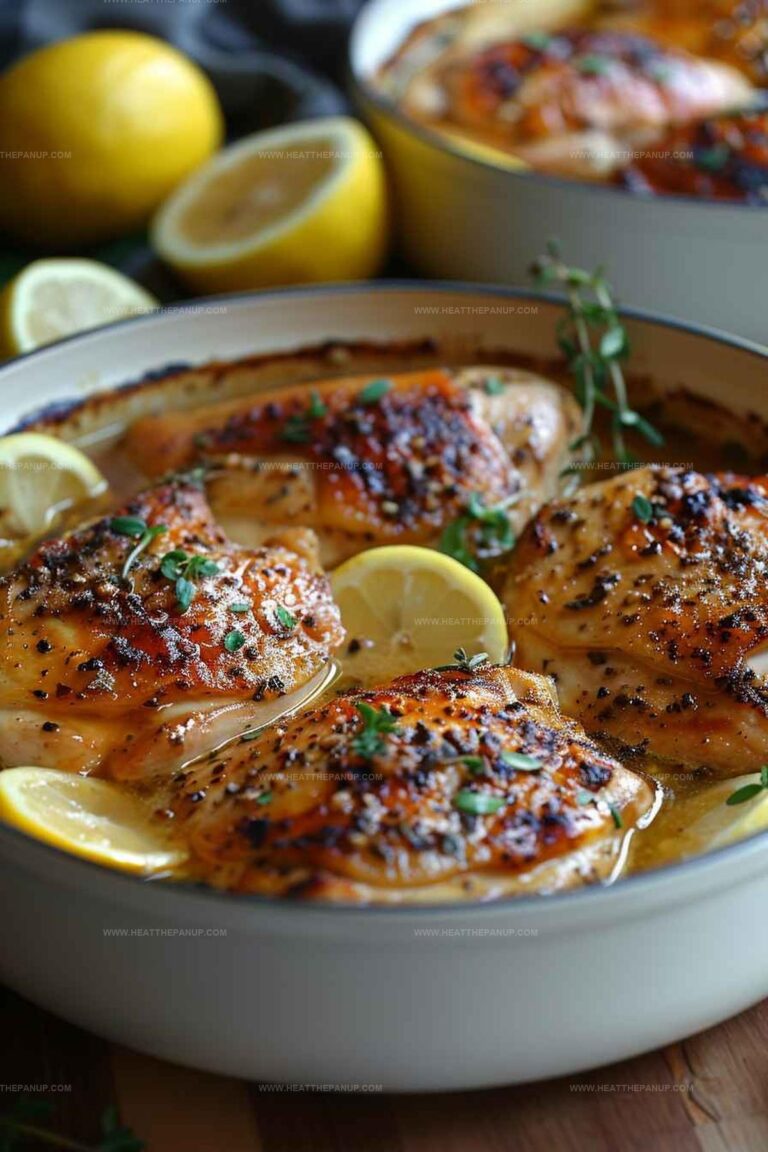 Lemon Chicken With White Wine Skillet Recipe