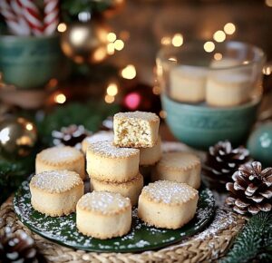Christmas Shortbread Cookie Bites Recipe