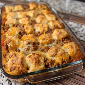 Sloppy Joe Biscuit Casserole Recipe