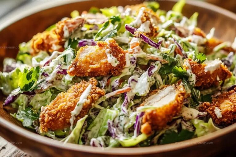 Caesar Slaw With Crispy Chicken Recipe