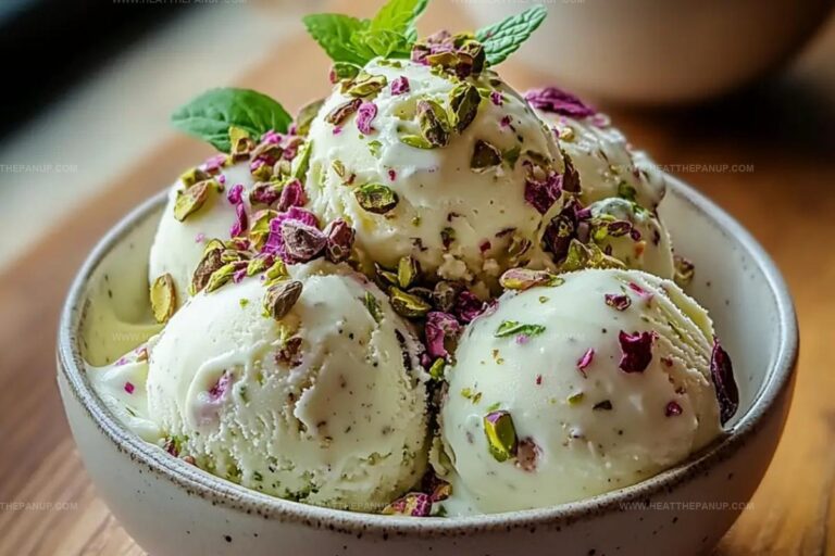 Rosewater Pistachio Delight Gelato Recipe