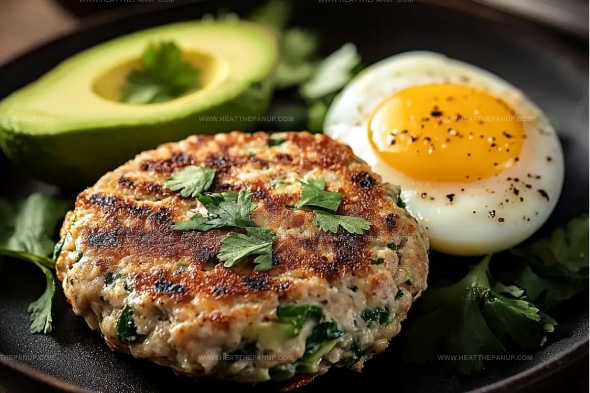 Turkey Breakfast Patties With Avocado And Egg Recipe
