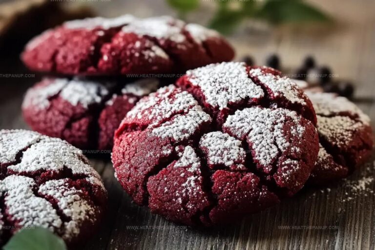 Red Velvet Crinkle Cookies Recipe