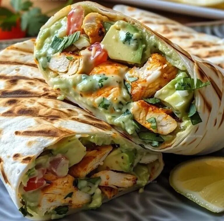 Chicken Avocado Ranch Burritos Recipe