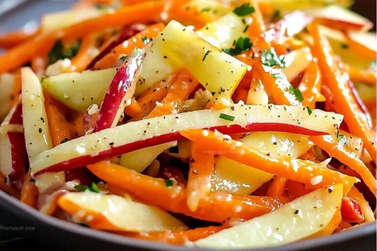 Crunchy Apple & Carrot Salad With Creamy Citrus Dressing Recipe
