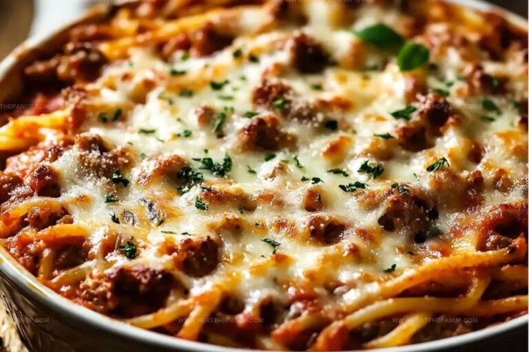 High Protein Spaghetti Casserole Recipe