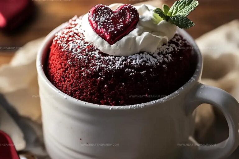 Valentines Day 5-Minute Red Velvet Mug Cake Recipe